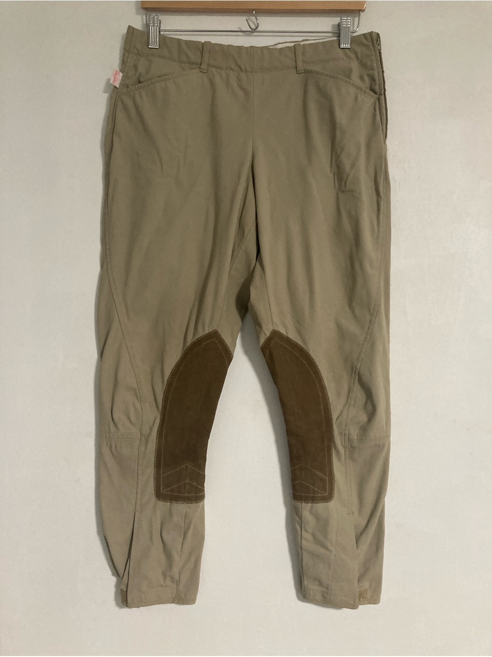The Tailored Sportsman Womens Tan Knit Cotton Riding Pants Size 32 Regular USA